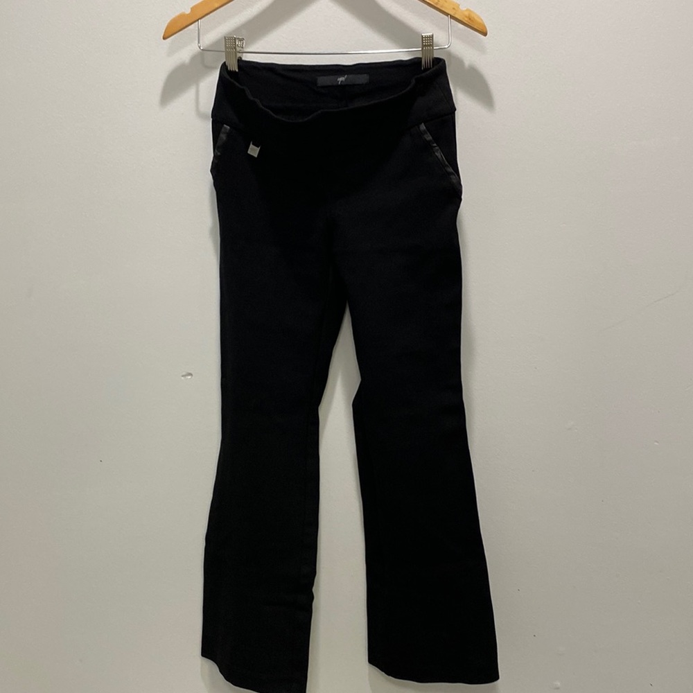 Black pull on pants by Up! Very flattering style size 4